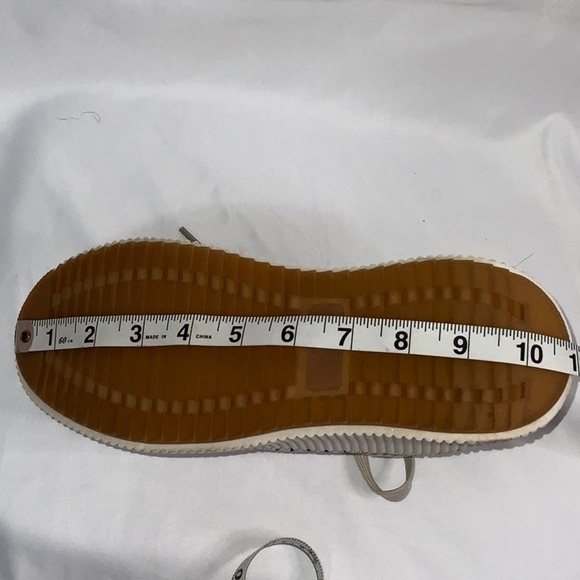 Nicole Miller Brita Multi Mixed Print Woven Color Platform Sneakers - Picture 9 of 11